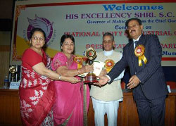  Mrs. Suman Gulati conferred the - National Integration Award